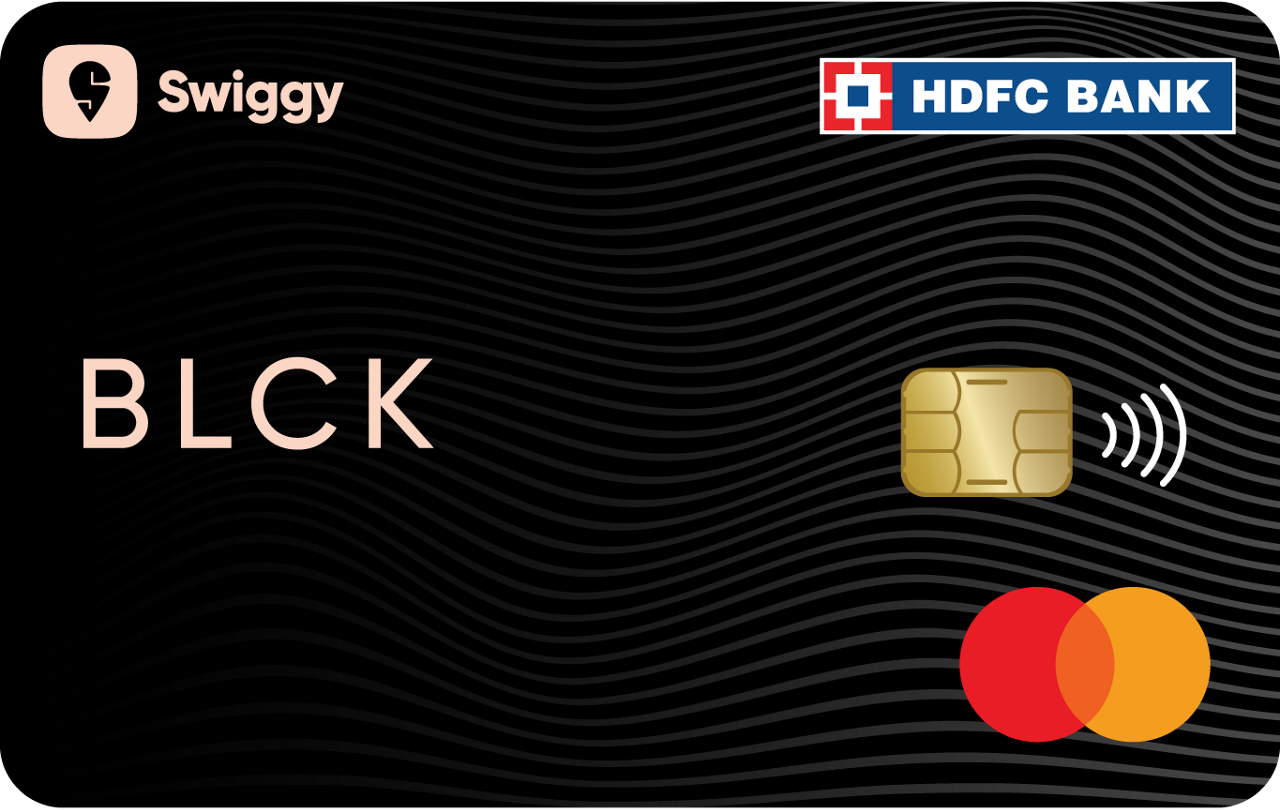 Swiggy BLCK HDFC Bank Credit Card card