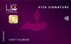 LIC Axis Bank Signature Credit Card card