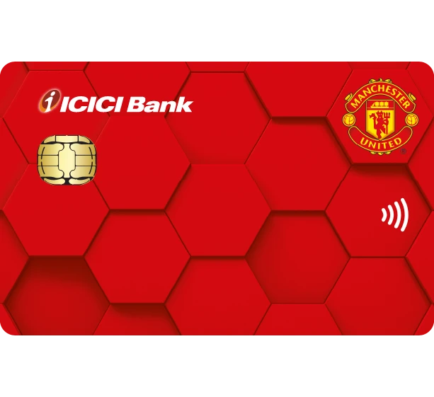 ICICI Bank Manchester United Platinum Credit Card card