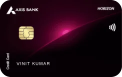 Axis Bank Horizon Credit Card card