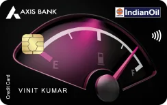 IndianOil Axis Bank Credit Card card
