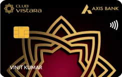 Axis Bank Vistara Infinite Credit Card card