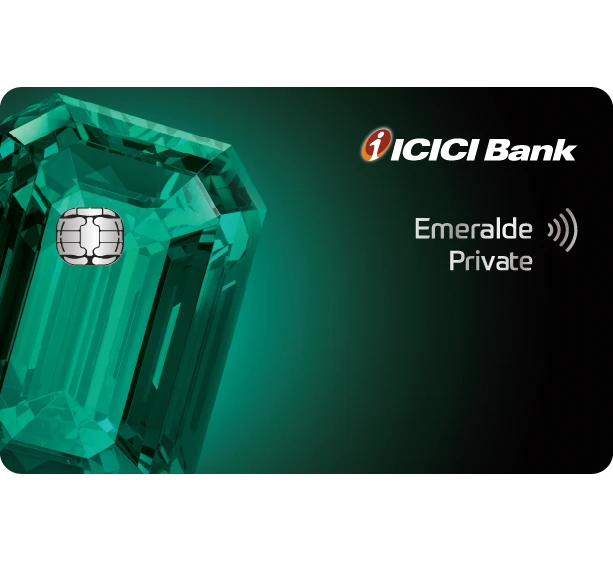 ICICI Bank Emeralde Private Metal Credit Card card