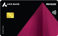 Axis Bank Privilege Credit Card card