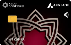 Axis Bank Vistara Signature Credit Card card